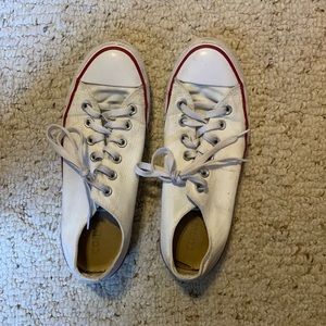 white low top converse